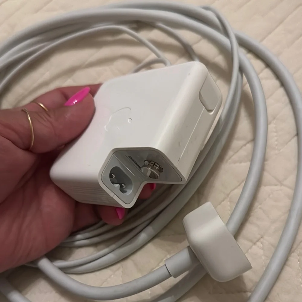 Apple White Charging Cable and Adapter